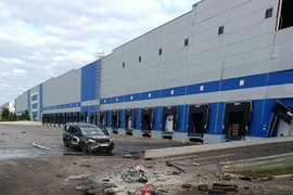 Последствия удара ВСУ в округе Чехов Московской области
