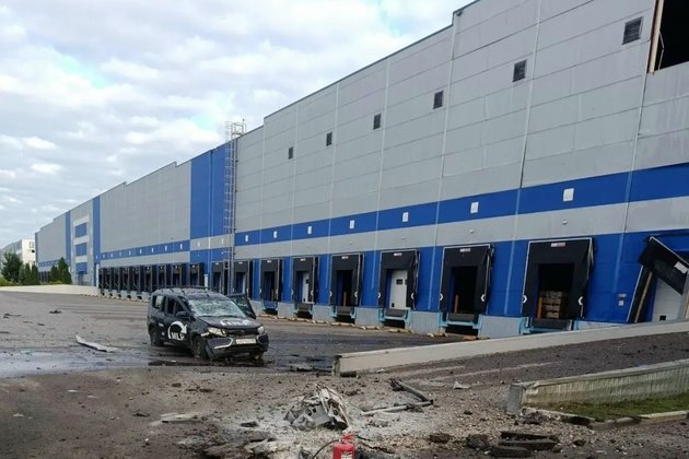 Последствия удара ВСУ в округе Чехов Московской области