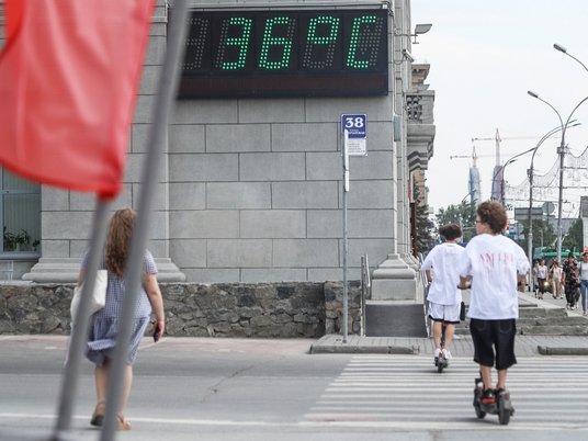 Жара в Новосибирске