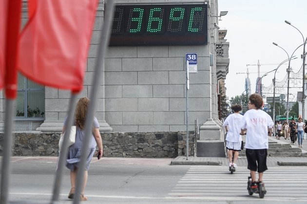 Жара в Новосибирске
