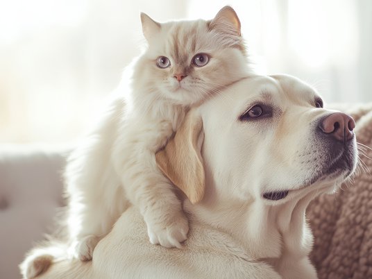 Кошка и собака