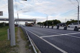 Дорога в аэропорт Толмачево в Новосибирске