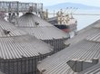 Зерновой терминал в порту