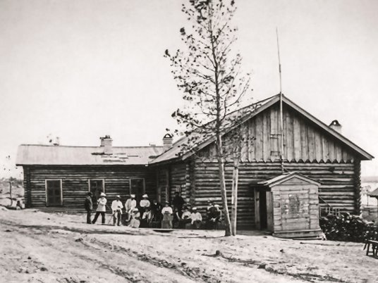 Первая школа в Новониколаевске (Будаговская), 1897 год