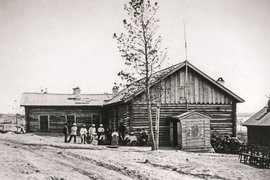 Первая школа в Новониколаевске (Будаговская), 1897 год