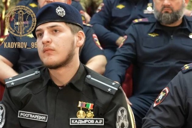Раскрыто воинское звание 18-летнего сына Кадырова