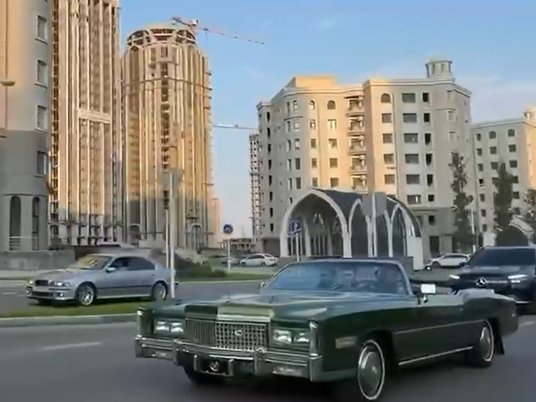 Глава Чечни Рамзан Кадыров в Cadillac Eldorado