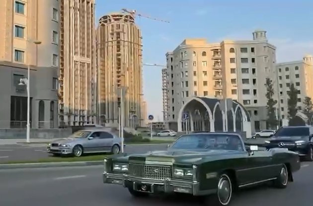 Глава Чечни Рамзан Кадыров в Cadillac Eldorado