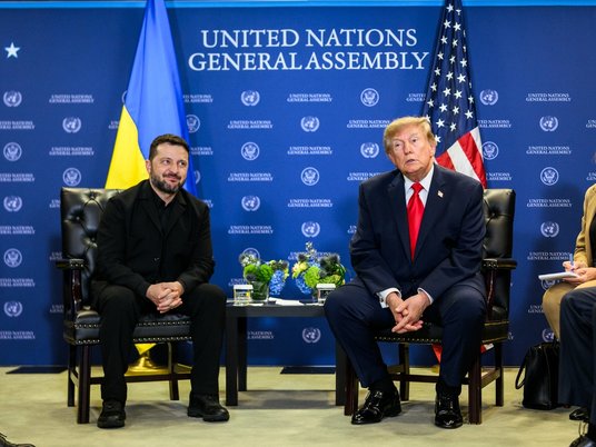 Президент Украины Владимир Зеленский и президент США Дональд Трамп