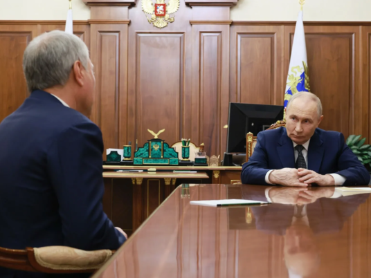 Вячеслав Володин и Владимир Путин
